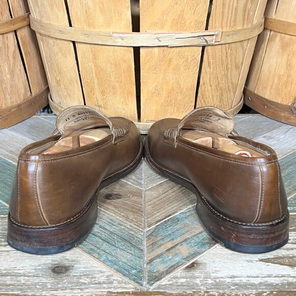 The Frye Company James 80195 Brown Leather Slip-On Penny Loafers Mens Size 11 main image 8